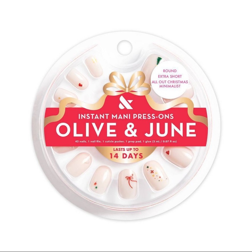 5/$25 Olive & June round extra short press on nails